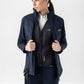 Veste softshell compatible airbag Equiline pour femme Entrec Navy