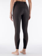Equiline Rijbroek Dames Full Grip Hoge Band Eqcrystalef Coffee Bean