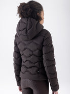 Equiline Gewatteerde Jas Dames Eqcentry Coffee Bean