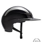 Casque d'équitation Equiline Xanto avec visière soleil Gloss Swarovski Noir