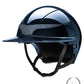 Casque d'équitation Equiline Xanto avec visière soleil Gloss Swarovski Bleu
