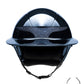 Casque d'équitation Equiline Xanto avec visière soleil Gloss Swarovski Bleu