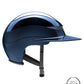 Casque d'équitation Equiline Xanto avec visière soleil Gloss Swarovski Bleu