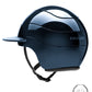 Casque d'équitation Equiline Xanto avec visière soleil Gloss Swarovski Bleu