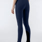 Equiline rijbroek dames knie grip hoge band Crystalek Navy