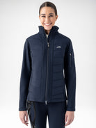 Equiline Dames Airbag Compatible Softshelljas Entrec Navy