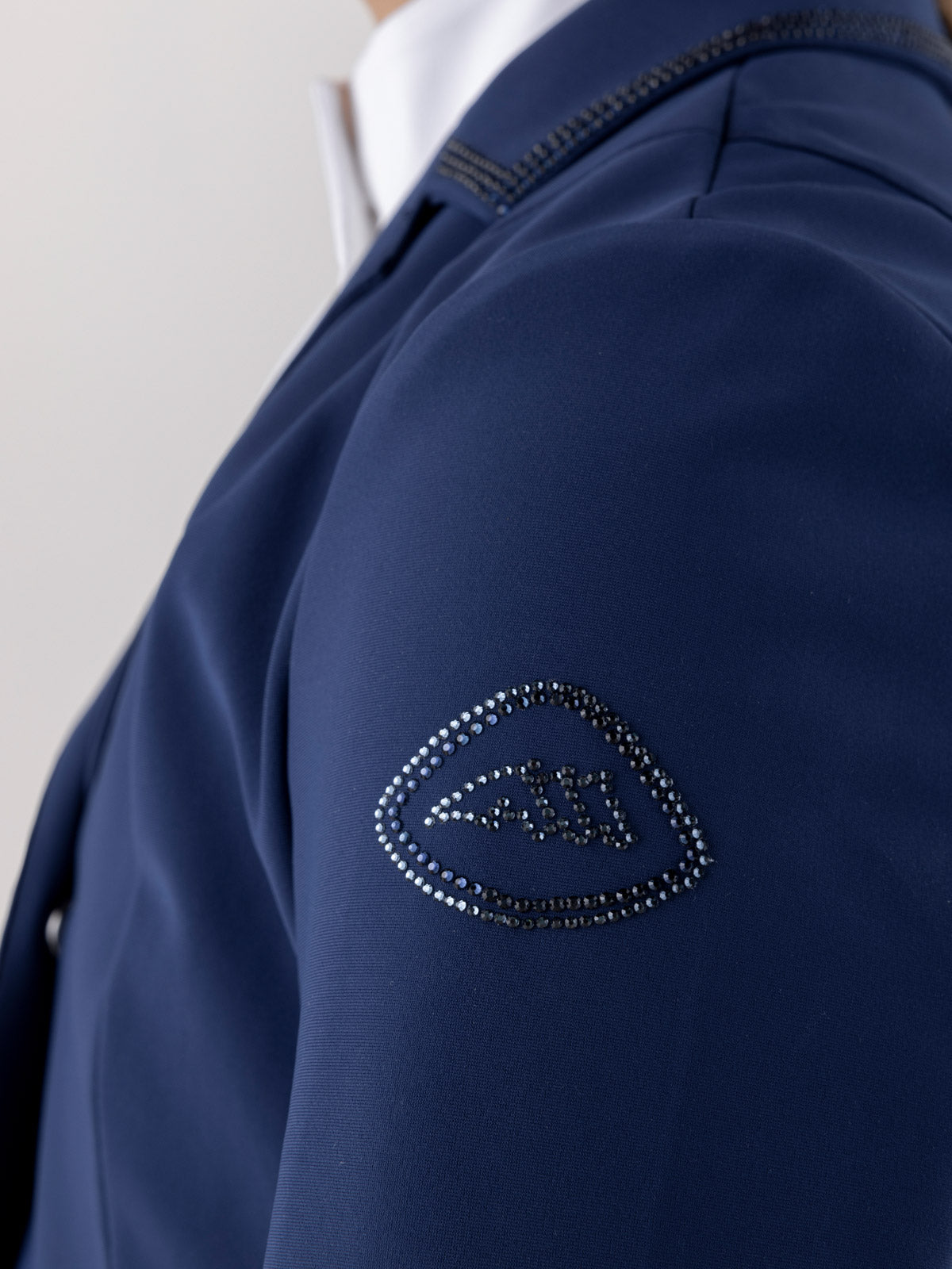 Veste de concours Equiline pour filles Ciac Navy