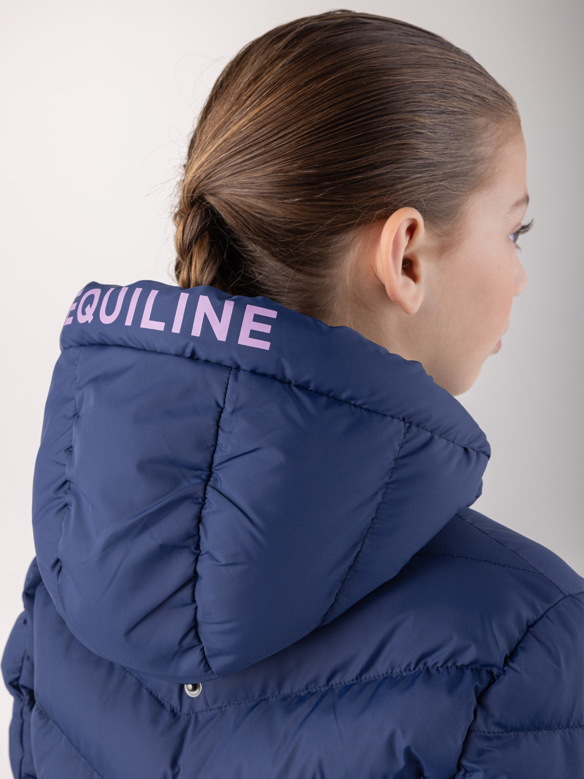 Veste matelassée Equiline pour fille Navy