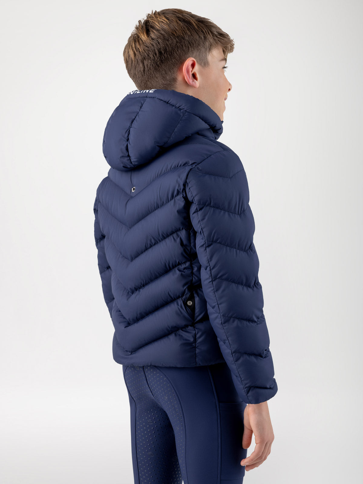 Veste matelassée Equiline pour garçon Cino Navy