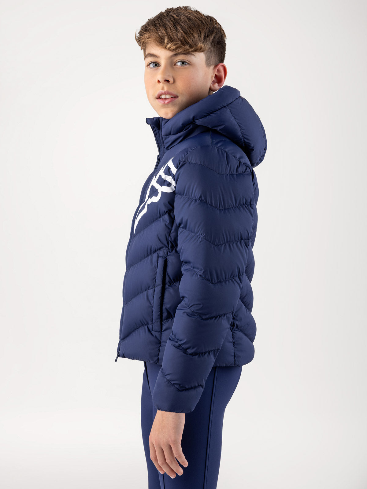 Veste matelassée Equiline pour garçon Cino Navy