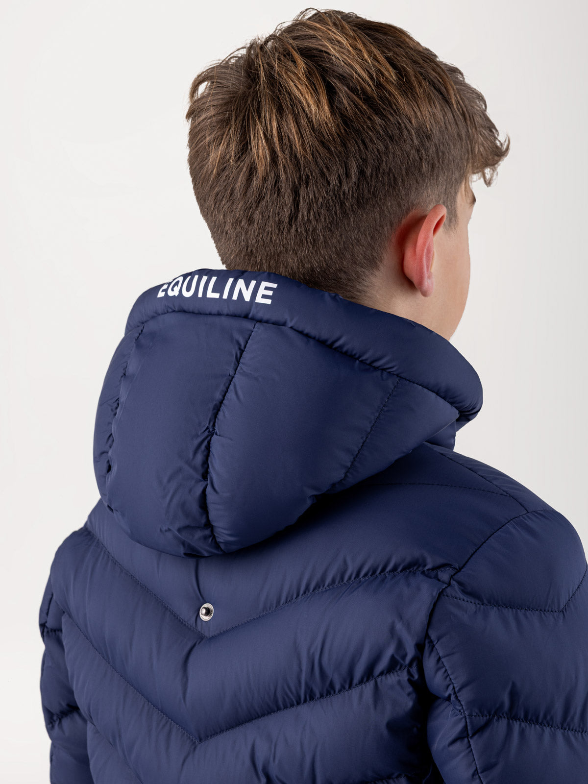 Veste matelassée Equiline pour garçon Cino Navy