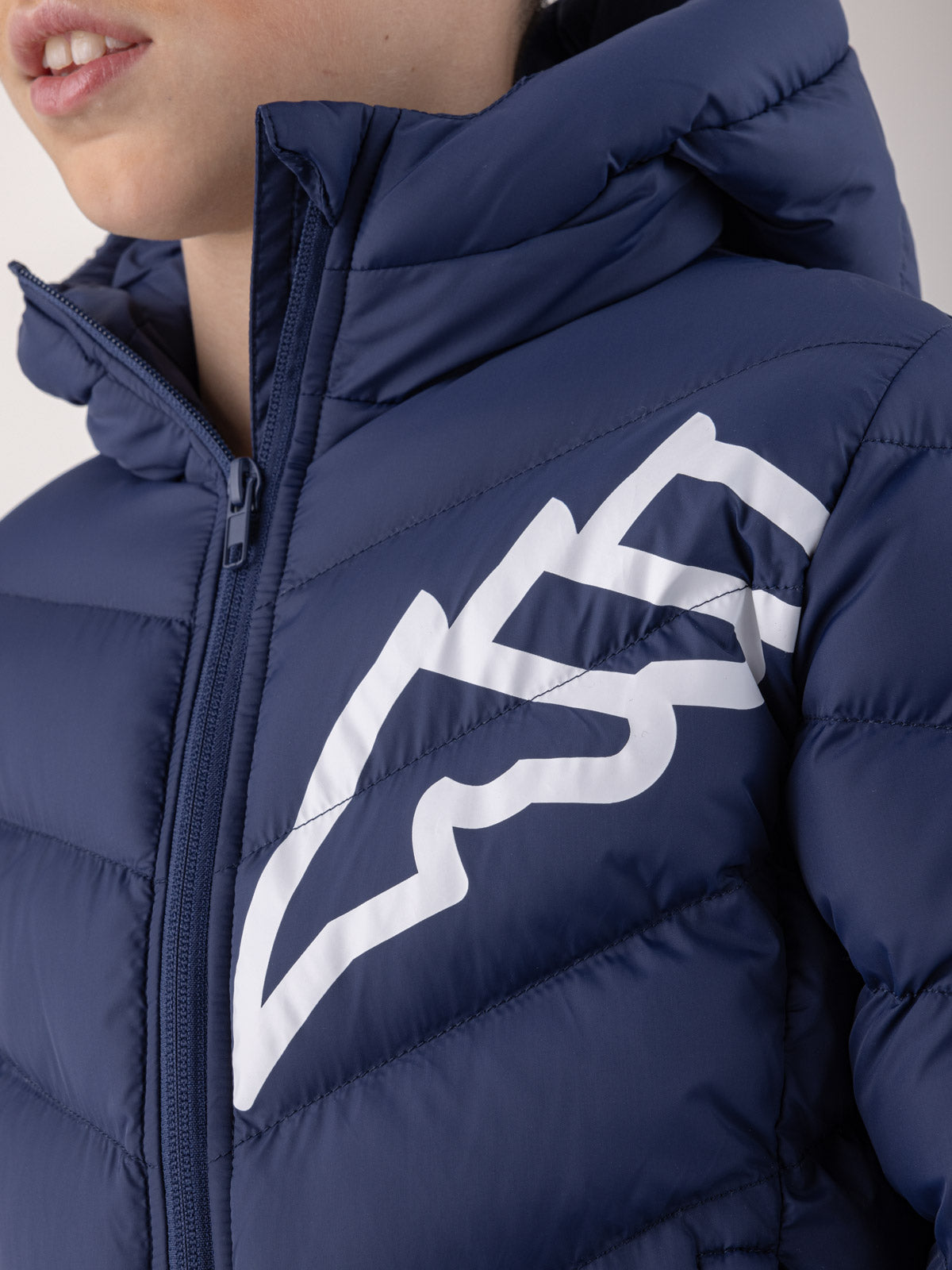 Veste matelassée Equiline pour garçon Cino Navy