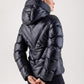 Veste d’hiver Equiline pour femme Coolbomb Glossy Noir