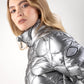 Veste d’hiver Equiline pour femme Gasic Argento