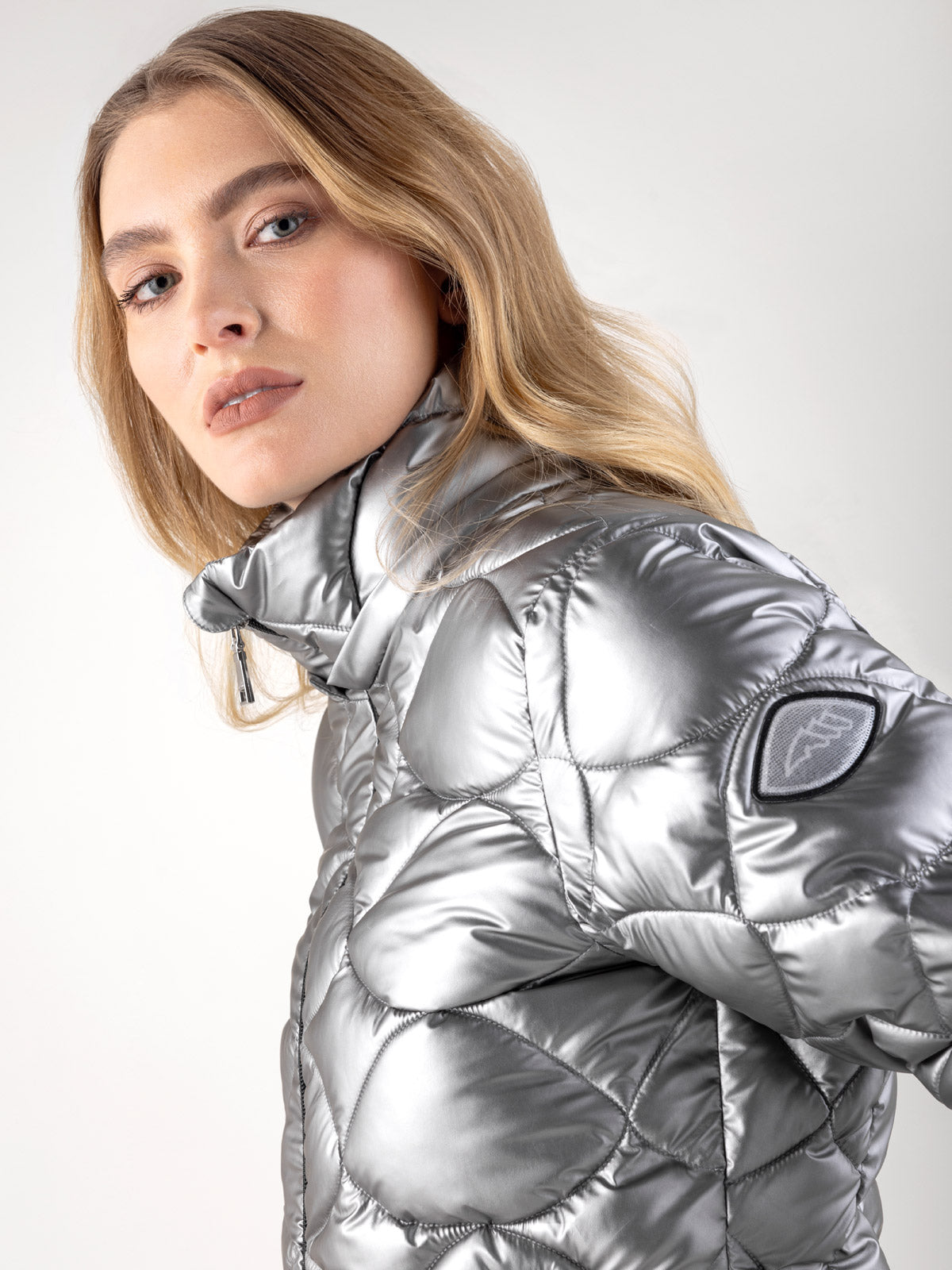 Veste d’hiver Equiline pour femme Gasic Argento