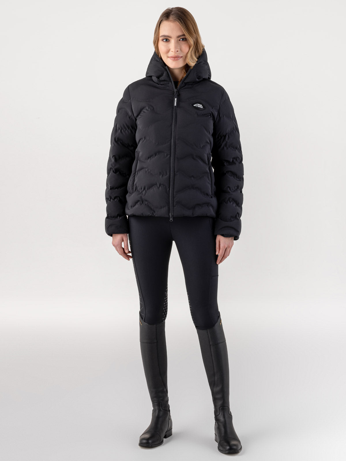 Veste d’hiver Equiline pour femme Casic Noir