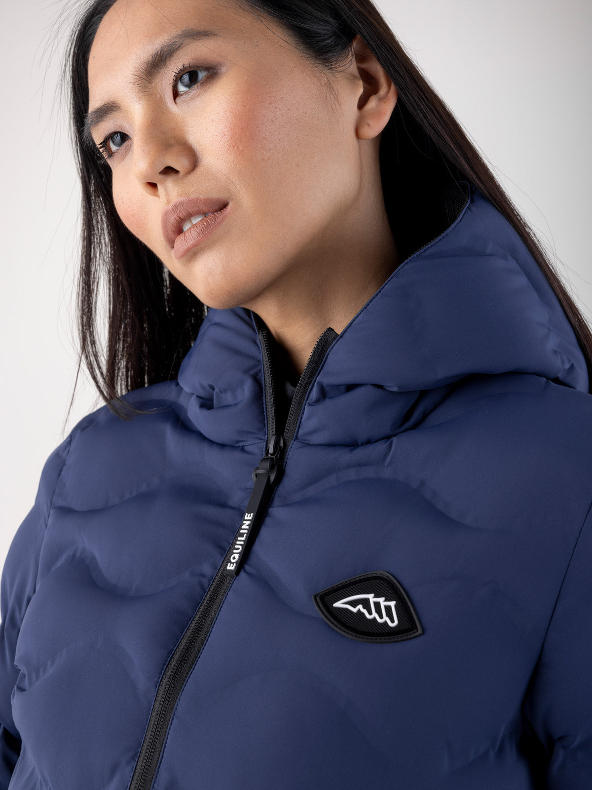 Veste d’hiver Equiline pour femme Casic Navy