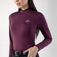 T-shirt d'entraînement Second Skin Equiline Femme Geco Amaranto