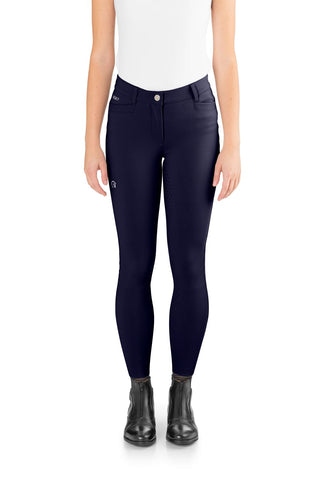 EGO7 Pantalon d'équitation de dressage FG pour femmes full grip Navy