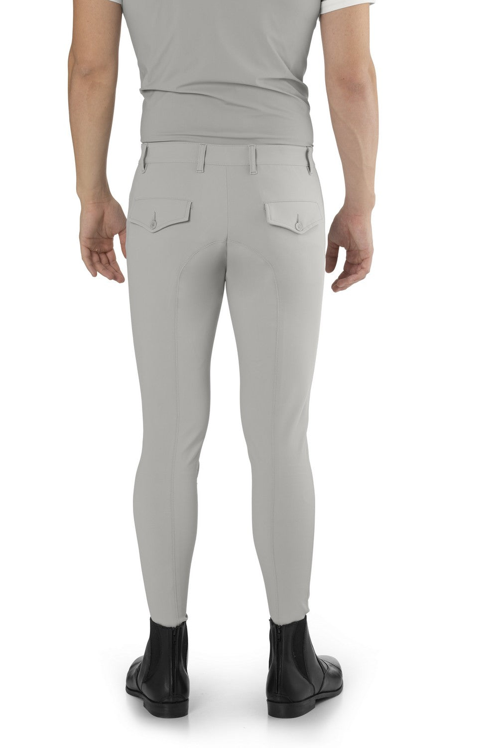 EGO7 Jumping EJ pantalon d'équitation homme genoux grip Ice Grey