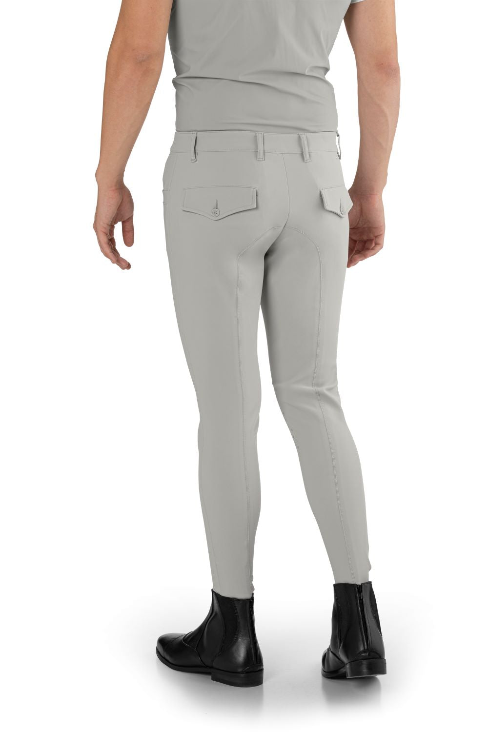 EGO7 Jumping EJ pantalon d'équitation homme genoux grip Ice Grey