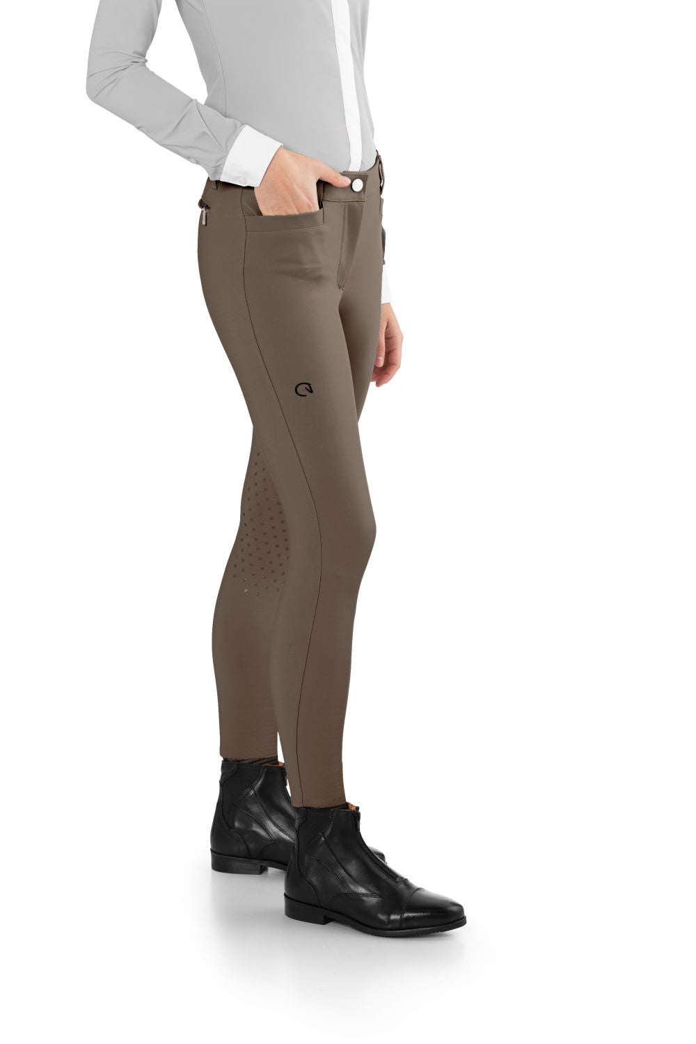 EGO7 Jumping EJ pantalon d'équitation dames genoux grip Turtledove