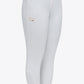 Pantalon d'équitation RG avec grip aux genoux junior blanc
