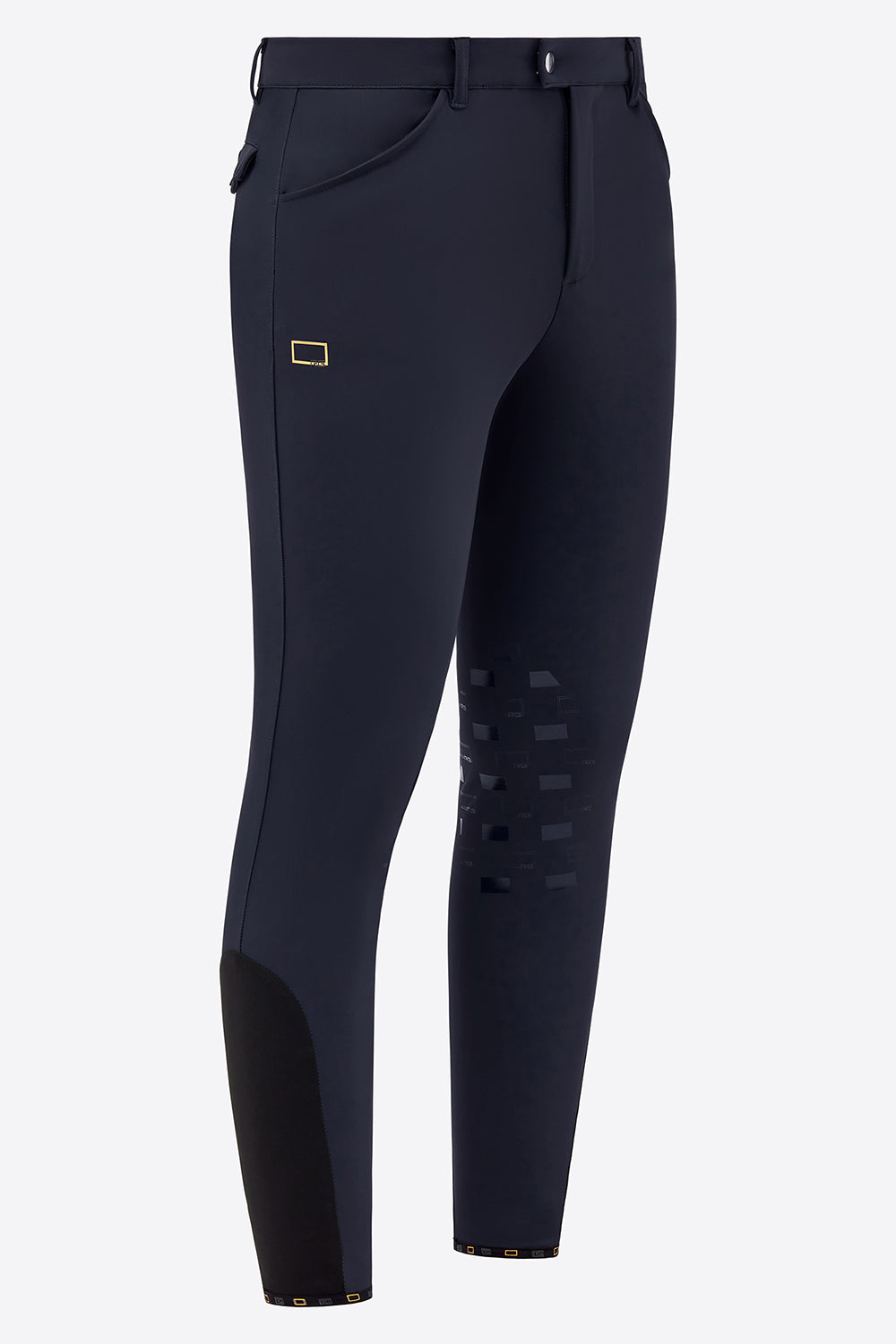 Pantalon d'équitation RG avec grip aux genoux pour hommes navy