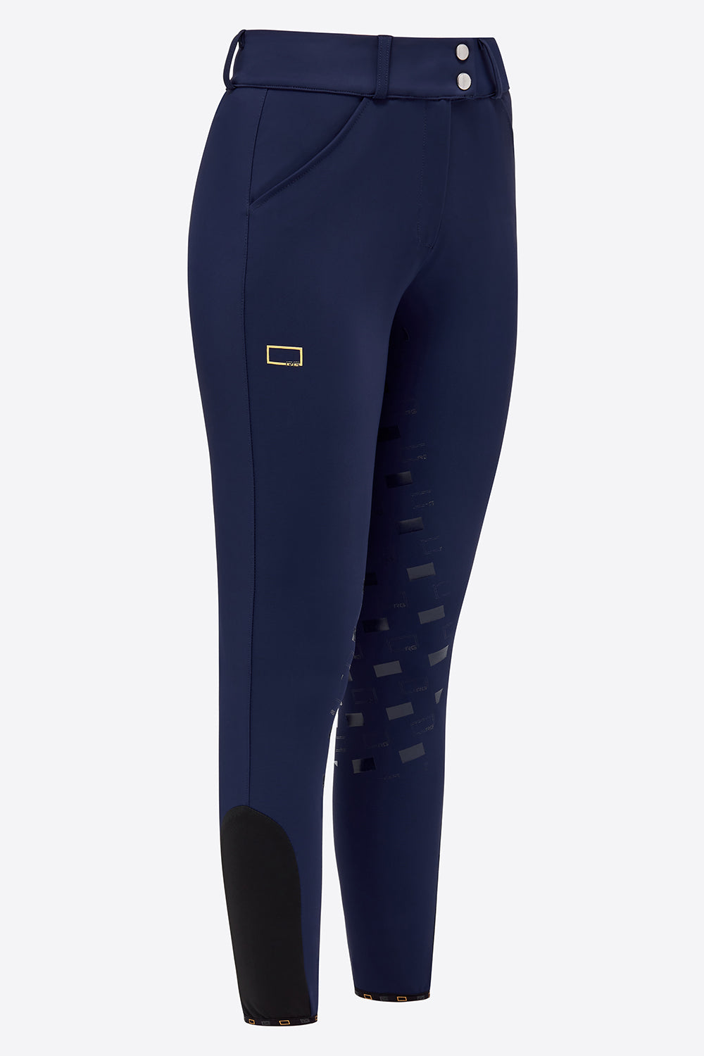 Pantalon d'équitation RG full grip pour femmes avec taille haute Bleu vif