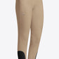 Pantalon d'équitation RG pour femmes avec grip aux genoux, taille haute, poches à rabat beige