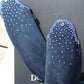 De Niro bottes d’équitation Bellini Custom Camoscio Blue 39 MA M