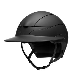 Casque d'équitation Equiline Xanto avec visière soleil noir