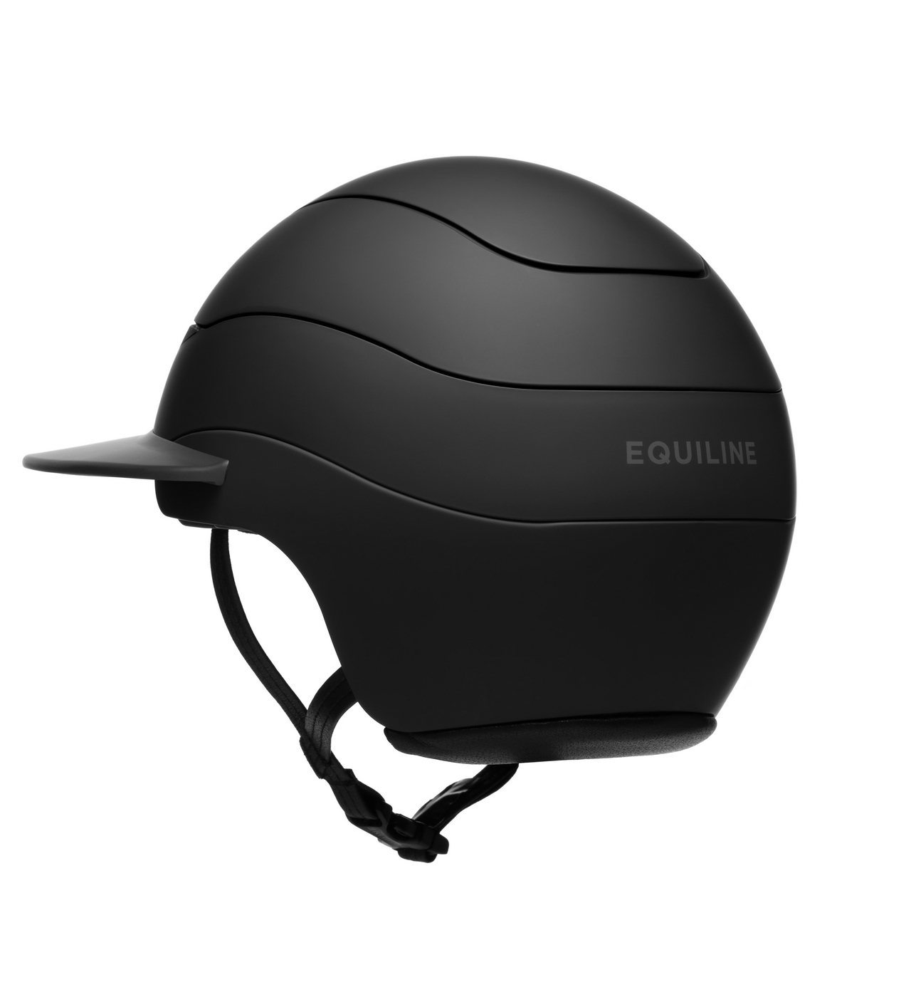 Casque d'équitation Equiline Xanto avec visière soleil noir