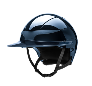 Casque d'équitation Equiline Xanto avec visière soleil Gloss Navy