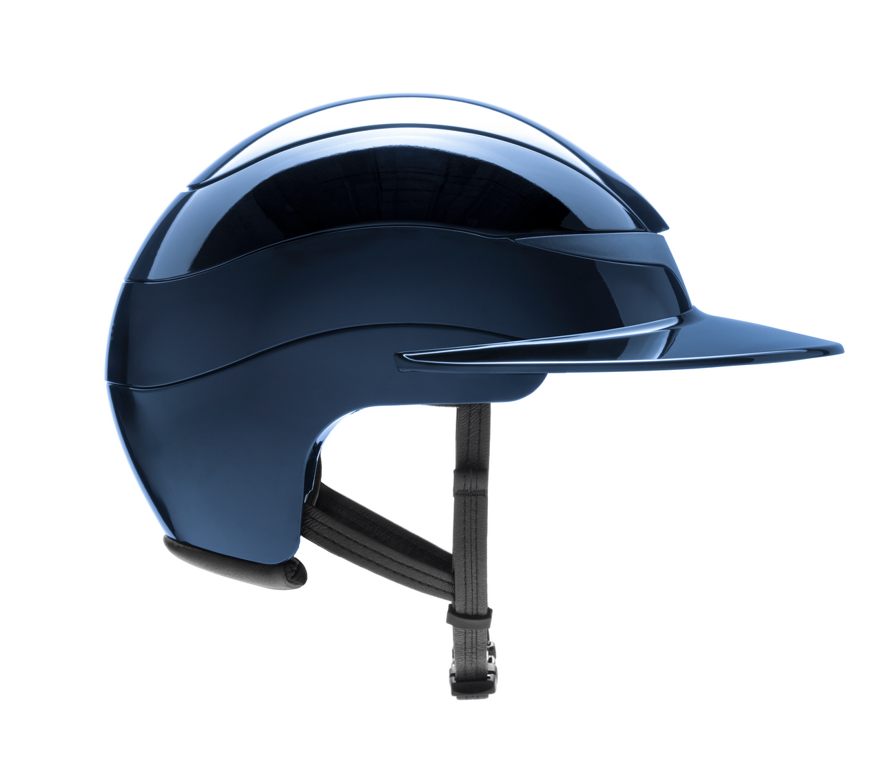 Casque d'équitation Equiline Xanto avec visière soleil Gloss Navy