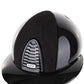 Casque Kep Italia Cromo 2.0 Polish Polo Noir Suede Insert Beige Jugulaire