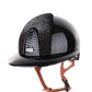 Casque Kep Italia Cromo 2.0 Polish Polo Noir  Shaded Silver Insert Beige Jugulaire