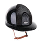 Casque Kep Italia Cromo 2.0 Polish Polo Noir  Shaded Silver Insert Beige Jugulaire