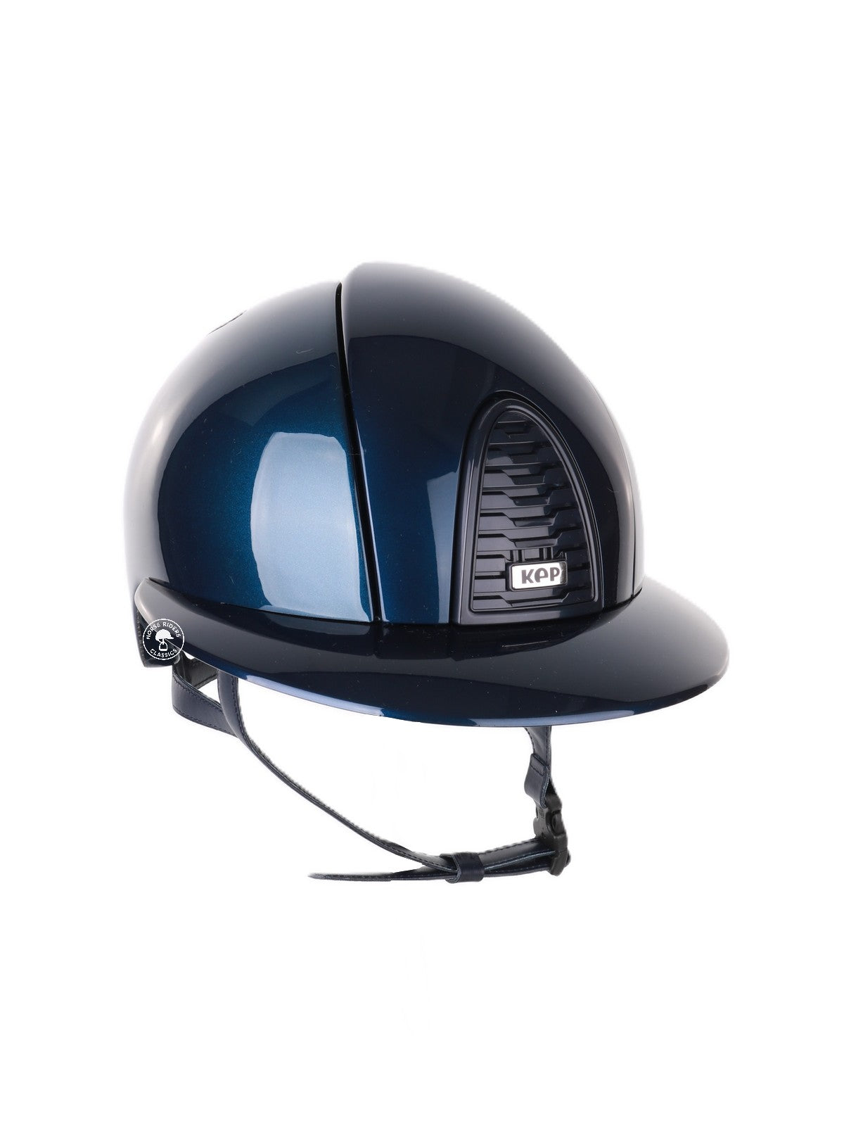 Casque Kep Italia Cromo 2.0 Shine Polo RAW Frame Bleu