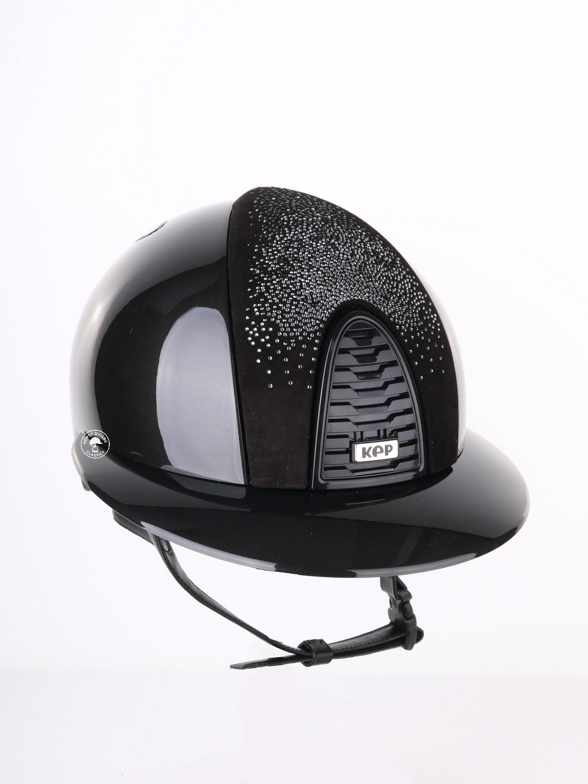 Casque Kep Italia Cromo 2.0 Shine Polo Noir RAW Frame Shaded Silver Insert