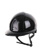 Kep Italia Paardrijhelm Cromo 2.0 Shine Polo Klep Zwart Chrome Frame