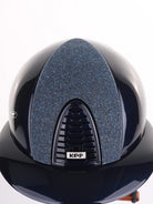 Kep Italia Paardrijhelm Cromo 2.0 Polish Polo Klep Blauw Vanity Insert Beige Kinband