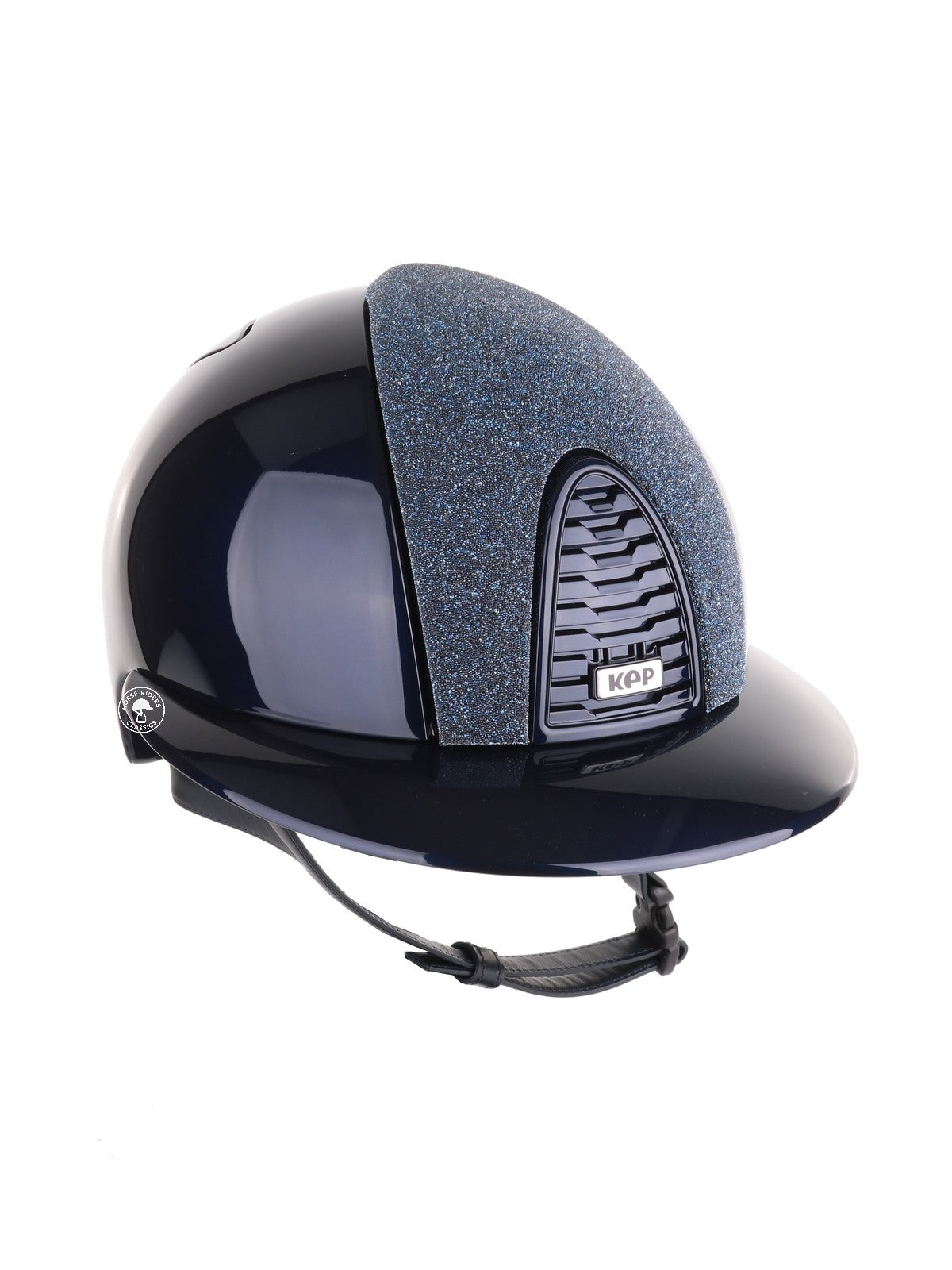 Kep Italia Paardrijhelm Cromo 2.0 Polish Polo Klep Blauw Vanity Insert