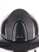 Kep Italia Paardrijhelm Cromo 2.0 Shine Polo Klep Zwart RAW Frame Luminor insert