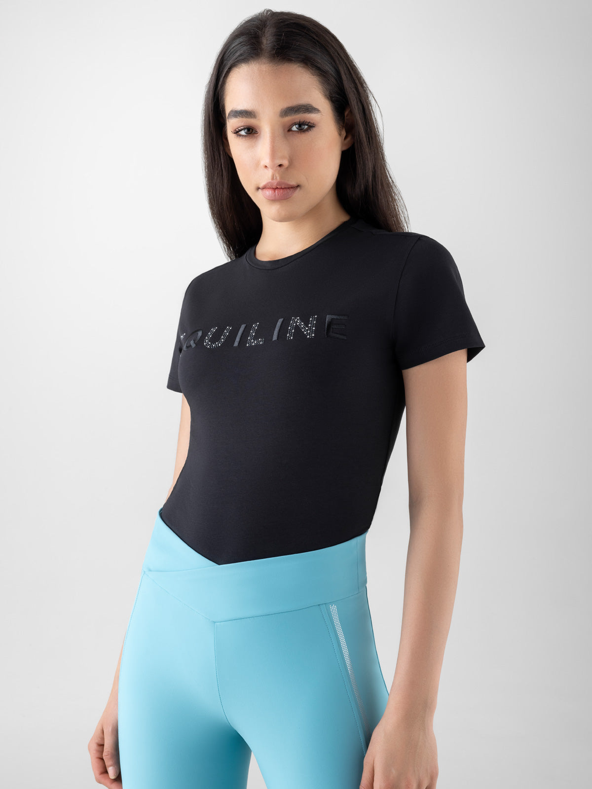 Equiline T-shirt femmes Gelig Noir