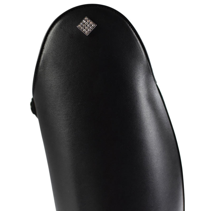 De Niro paardrijlaarzen Bellini Duro Swarovski Logo Zwart