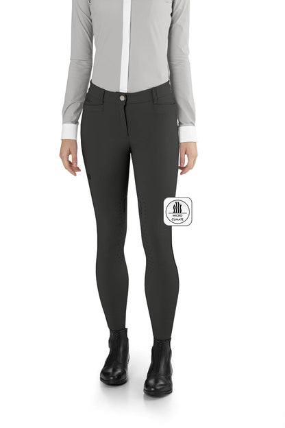 Ego7 Jumping WI winter Breech Rijbroek Knie Grip Dames Zwart