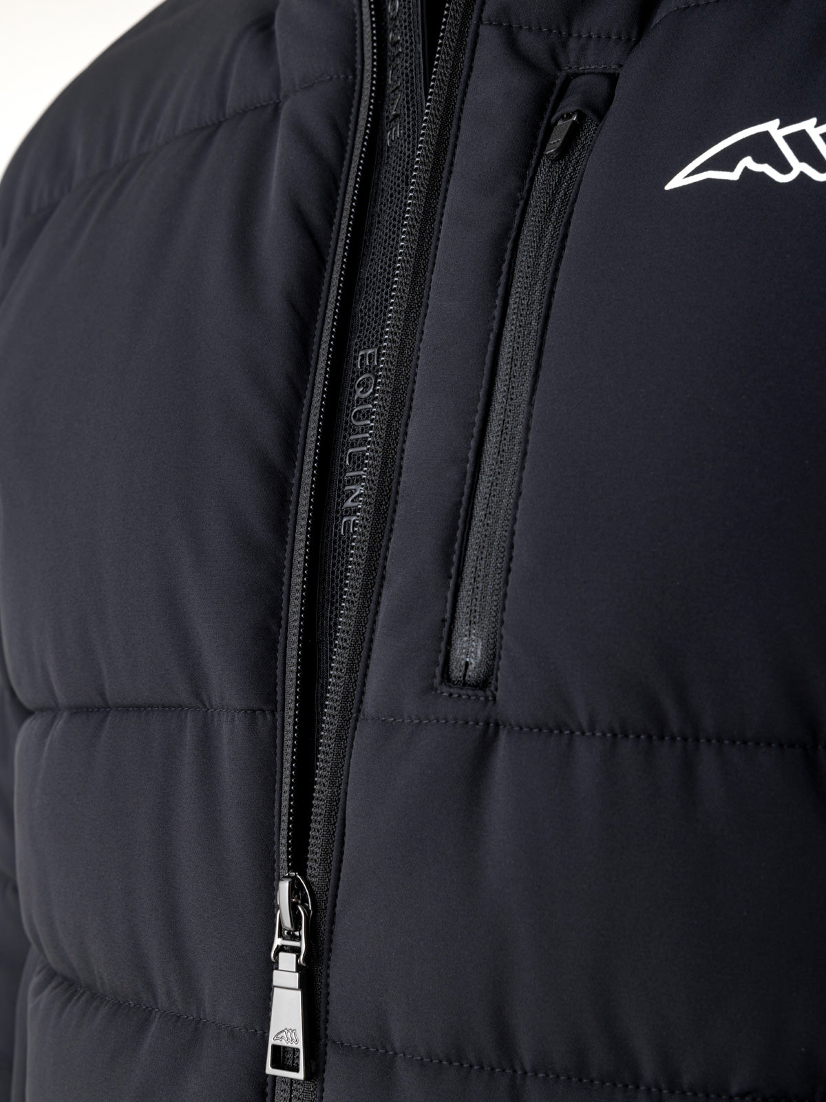 Equiline Gewatteerde Jas Heren 100g Ezic Zwart