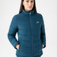 Veste d’hiver rembourrée Equiline pour femme 100 g Ertys Legion Blue
