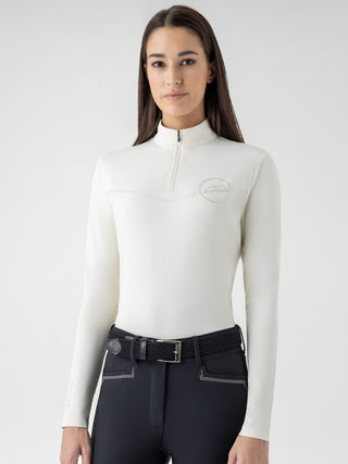 T-shirt d'entraînement Equiline seconde peau femmes Equost Toful